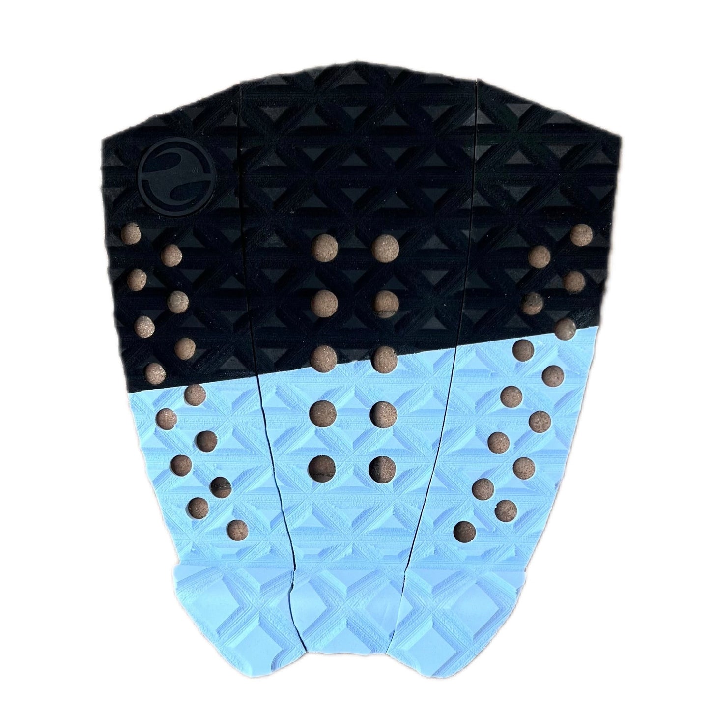 Grip bicolor Negro/celeste