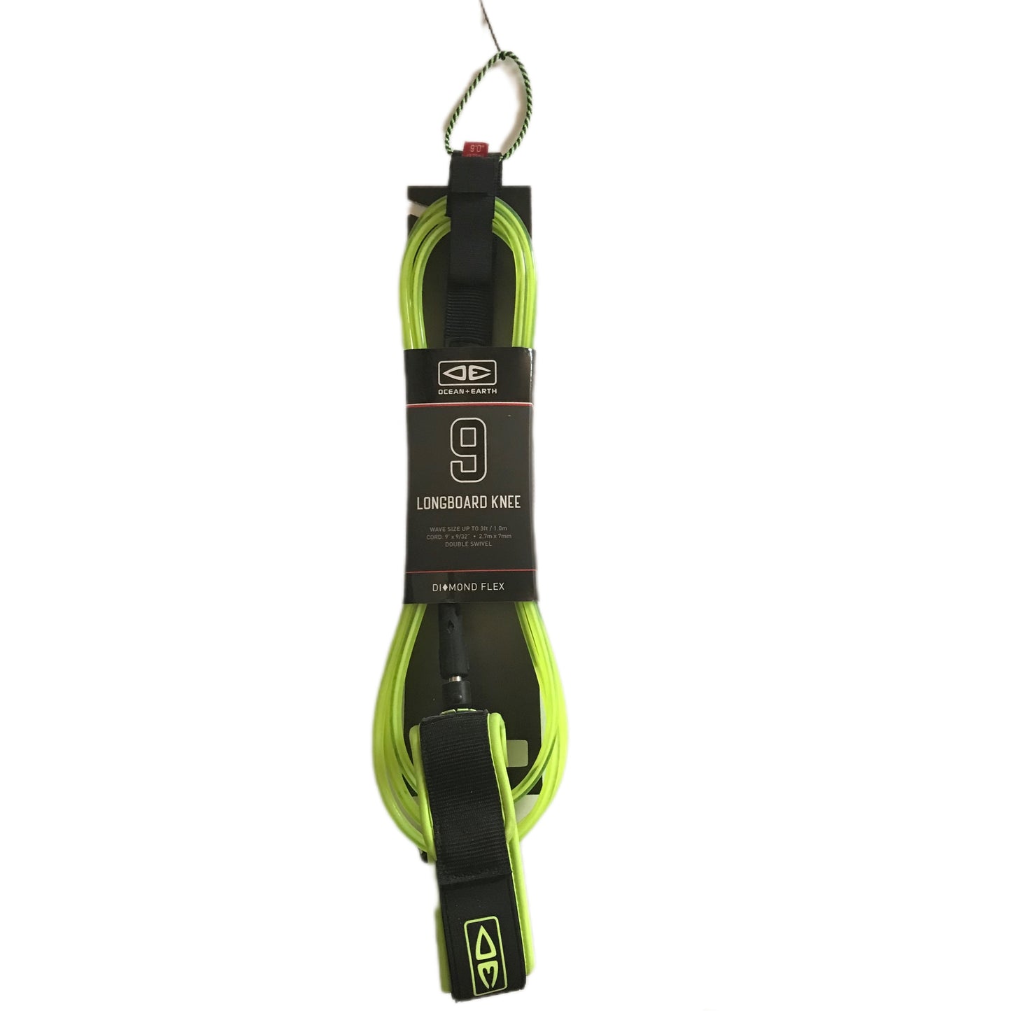 Leash Ocean & Earth  9” Diamond Flex Longboard Knee Lima