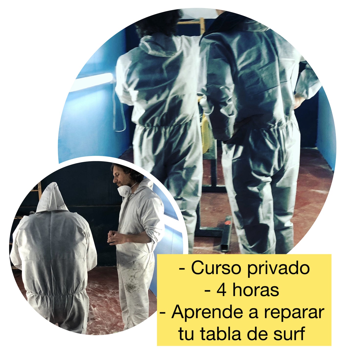 Curso de reparación de tablas de surf
