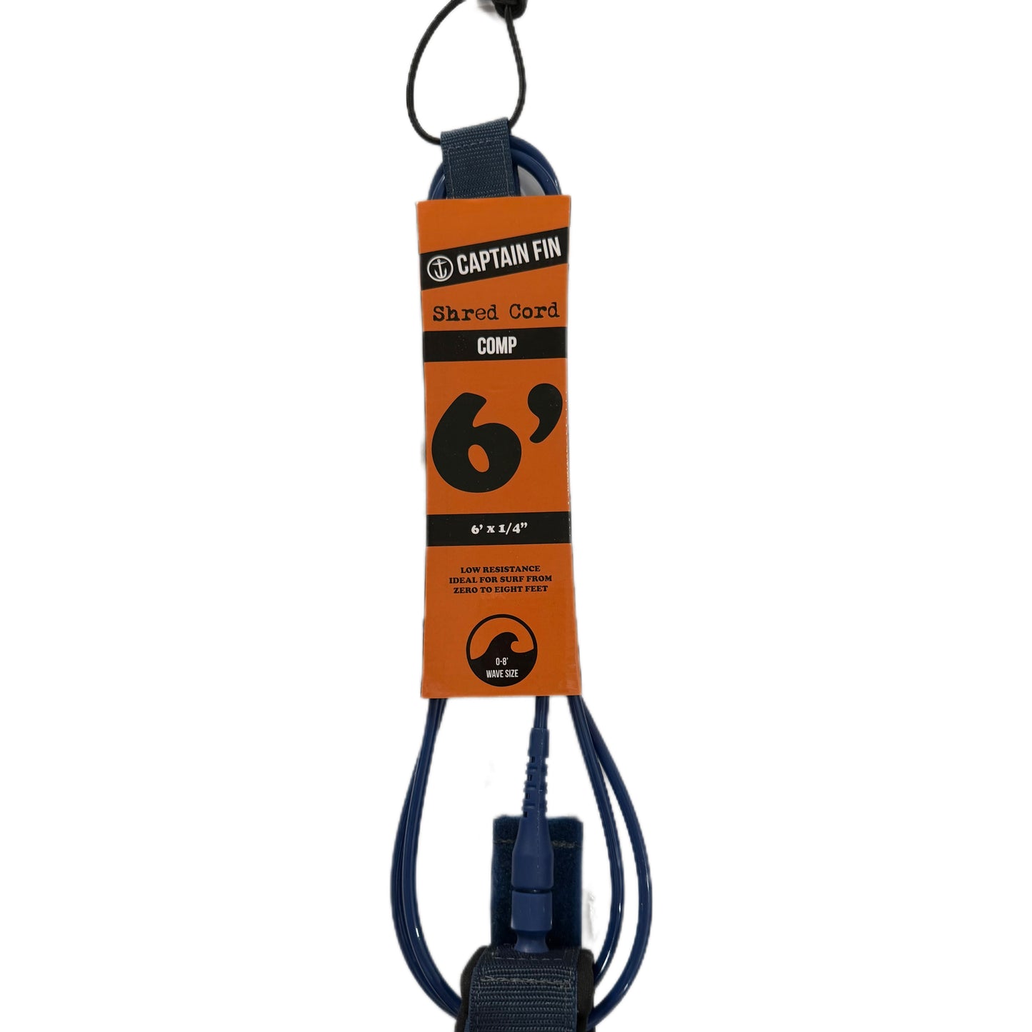 Leash surf Captain Fin Shred Cord de 6 pies - Azul oscuro