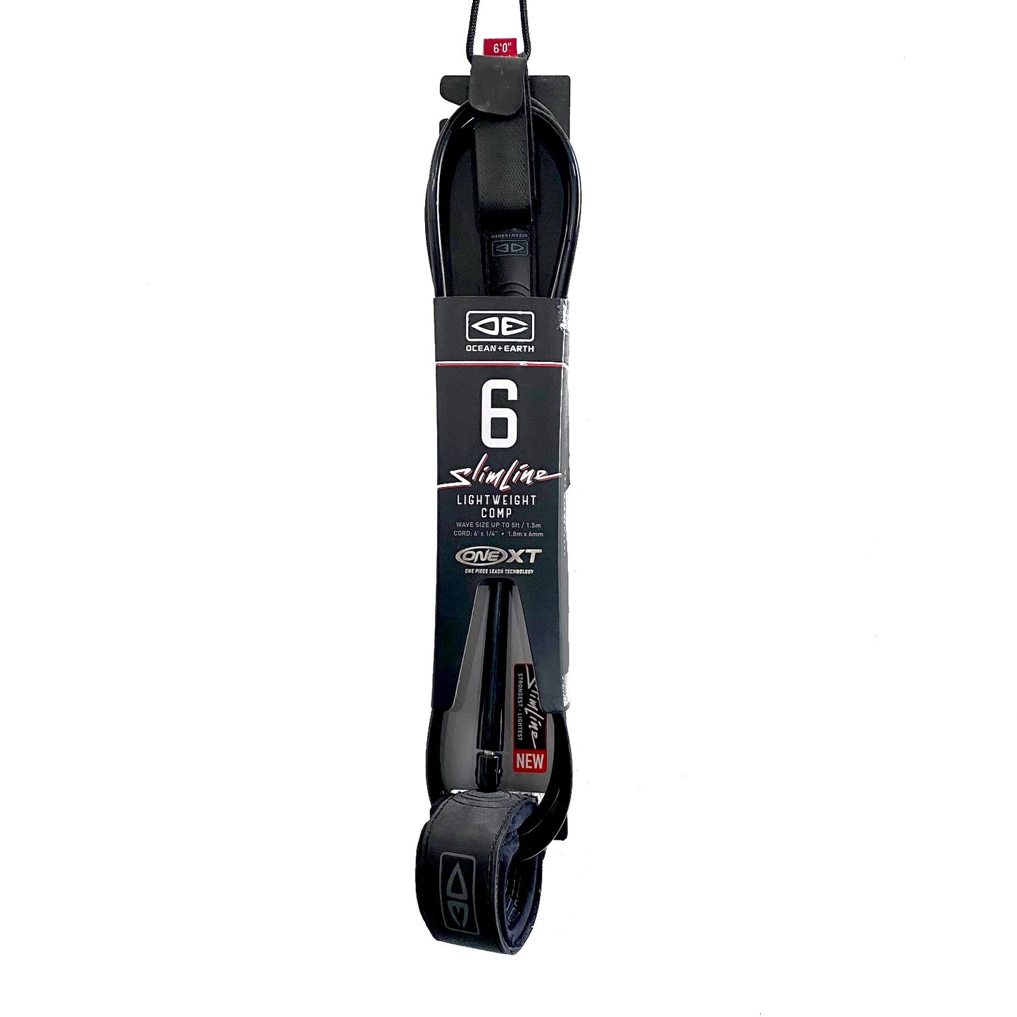 Leash Ocean & Earth 6' SLIM LINE XT